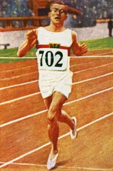 Velocista alemão Joachim Büchner, 1928.