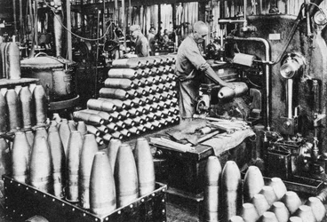 Fábrica de munição estatal alemã, Primeira Guerra Mundial, 1917