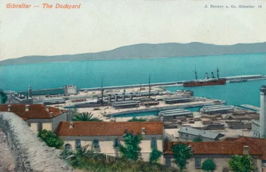 Gibraltar - O estaleiro, 1900