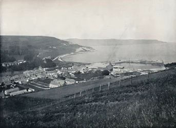 Glenarm - a cidade e o porto, 1895