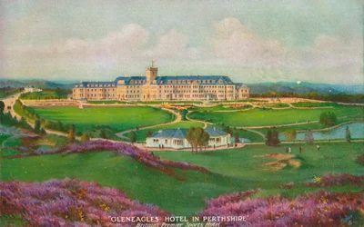 Hotéis Gleneagles em Perthshire, c1930