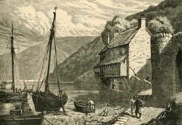 Porto de Glovelly, 1898.