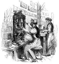 Prensa de bloqueio de ouro, 1886