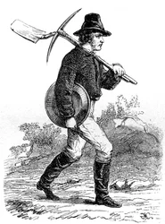 Garimpeiro, Califórnia, século XIX