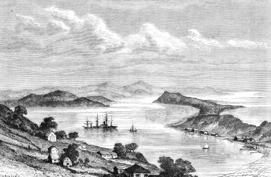 Baía Golden Horn, Rússia, 1895
