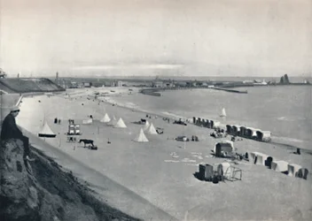 Gorleston - Um trecho das areias, 1895