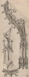 Letra Gótica D, c. 14801500.