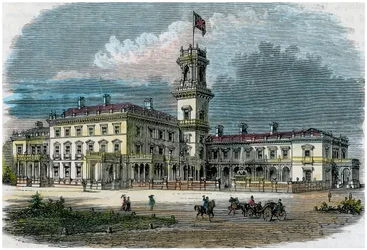 Casa do Governo, Melbourne, Victoria, Austrália, c1880