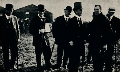 Grahame White e Mr. Churchill, 1910, 1945.