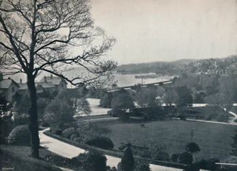 Grange - vista dos jardins, 1895