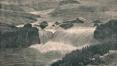 Grandes Cataratas do Rio Yellowstone, 1873, 1883