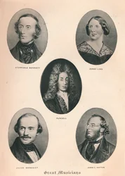 Grandes músicos - Placa V., 1895