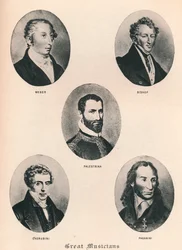 Grandes músicos - Placa XV., 1895