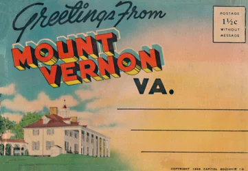 Saudações de Mount Vernon VA, 1946