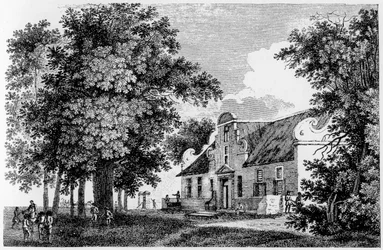 Fazenda de vinhos Groot Constantia, África do Sul, século XVIII 1931