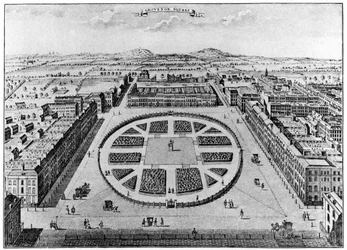 Grovenor Square, Londres, século XVIII 1907