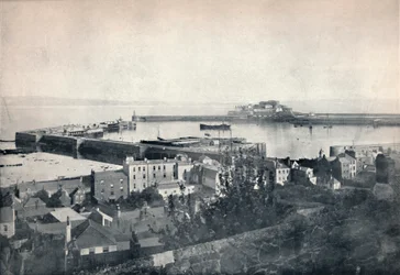 Guernsey - St. Peter-Port e Castle Cornet, 1895