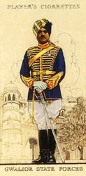 Forças estaduais de Gwalior, 1936.