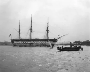 Vitória do HMS, Ilha de Wight, Inglaterra, 1912