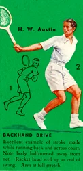 HW Austin - Movimentação de Backhand, c1935.