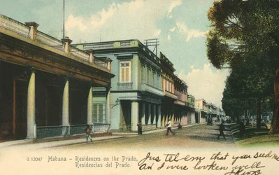 Habana - Residências no Prado, 1907.