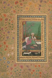 Haji Husain Bukhari, Folio do álbum Shah Jahan, reto: início do século XIX.
