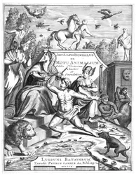 Meio-título de De Motu Animalum por Giovanni Borelli, 1710