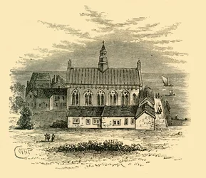 Salão da casa de Winchester, c1878.