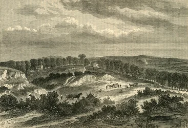 Hampstead Heath em 1840, c1876.