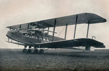Handley-Page W.10 Avião de transporte de passageiros operando na Imperial Airways, 1929
