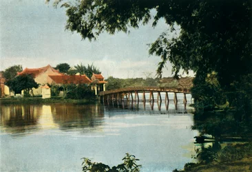 Hanoi. Le Petit Lac, Hanói. O pequeno lago, 1900.