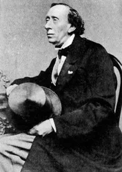 Hans Christian Andersen, autor e poeta dinamarquês, meados do século XIX