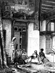 Harém em uma mansão do califa, 1880