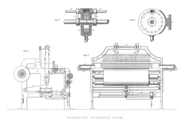 Tear pneumático Harrisons, 1886