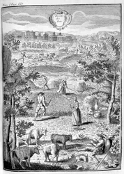 Colhendo o feno, 1775