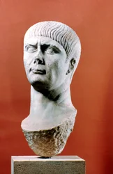 Chefe de Trajano, Imperador Romano, 98-117 DC