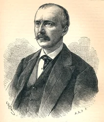 Heinrich Schliemann, 1822-1890, arqueólogo alemão, 1893