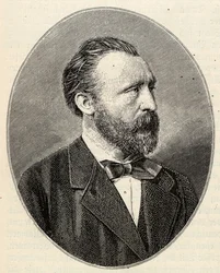 Heinrich von Stephan 1831-1897, diretor geral de correios.