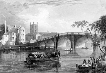 Ponte Henley, Henley-on-Thames, Londres, 1803