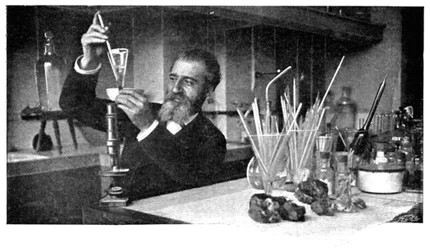 Henri Moissan, químico francês, c1900