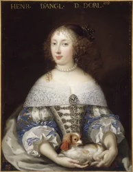 Henriqueta da Inglaterra, Duquesa de Orleães 1644-1670, ca 1665.