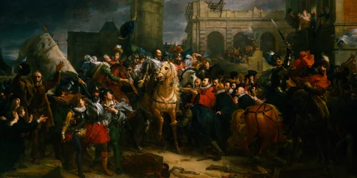 Henrique IV da França entrando em Paris, 22 de março de 1594 século XIX