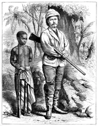 Henry Morton Stanley 1841-1904, jornalista e explorador galês, século XIX