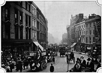 High Street, Kensington, Londres, c1900 1901