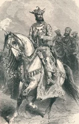Sua Alteza o Marajá de Gwalior, 1896.