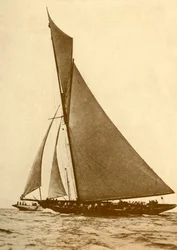 Sua Majestys Yacht Britannia, c1930.