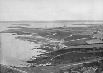 Holyhead - o quebra-mar, 1895