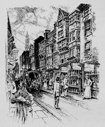Holywell Street, Westminster, Londres, c1890 1911