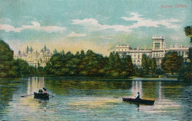 Escritório em casa, 1908