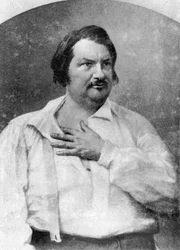 Honore de Balzac, romancista francês, c1845-1890